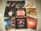 8 Black Sabbath LPS Paranoid Bloody Live Evil Heaven & Hell Framed Wall Hanger