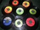 VINYL RECORDS 45's (8) THE BEATLES, ( BOY'S / KANSAS CITY) THE BYRDS, FOUR TOPS