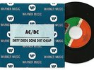 AC/DC: DIRTY DEEDS DONE DIRT CHEAP (LIVE) x 2 SIDES, SPAIN PROMO ONLY
