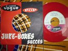JOHNNY HALLYDAY VINYL ROUGE  45 TOURS VOGUE V45-741 JUKEBOX
