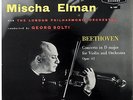 MISCHA ELMAN / Beethoven Violin Concerto / London-Decca FFRR,  LL 1257, 3A/3A