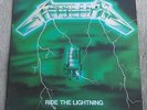 METALLICA 100% ORIGINAL LP France RARE GREEN COVER MISPRINT Ride The Lightning