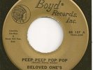 BELOVED ONE'S 45  Peep Peep Pop Pop / It Is Better  (Arizona band) - NM