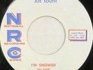 JOE SOUTH 45 I'm Snowed / It's Only You NRC Rockabilly ORIGINAL Excellent #T615
