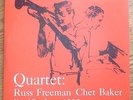 QUARTET: RUSS FREEMAN and CHET BAKER, Original 1957 Pacific Jazz 1232