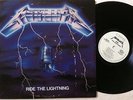 METALLICA - RIDE THE LIGHTNING - US WHITE LABEL PROMO ELEKTRA LP heavy metal