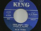 ROCKABILLY R&B MOD SOUL -- BA BA THOMAS---LEAVE IT ALONE  --HEAR BOTH- 1964 KING