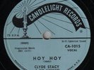 78 rpm Schellack Clyde Stacy & the Nitecaps - Hoy Hoy / So Young USA Candlelight