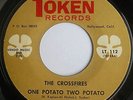 THE TURTLES THE CROSSFIRES MINT One Potato Two Potato 1960's ORIGINAL 45