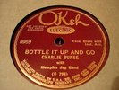 JAZZ MEMPHIS JUG BAND Bottle It Up & Go/Insane Crazy Blues OKEH 8959