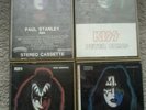 kiss kassetten 4 stück Paul Stanley Peter Criss Jean Simmons Ace Frehley