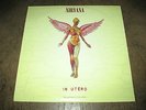 rare NIRVANA In Utero CLEAR BLUE vinyl cobain foo fighters DGC 24607 1993 NM
