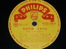 JAZZ 78 rpm RECORD Philips BILL COLEMAN & SWING STARS Tea for two / Drum face