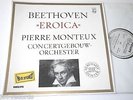BEETHOVEN EROICA PHILIPS HIFI STEREO WHITE LABEL MONTEUX M- LP /191