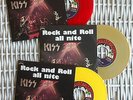 KISS 'Rock And Roll All Nite' set of 3 x coloured vinyl 7