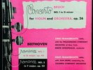 FRANCESCATTI bruch & beethoven violin LP VG+ ML 4575 Alex Steinweiss 1952 ED1
