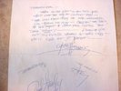 KISS ALIVE I & II HANDWRITTEN PERSONAL LETTER FROM GENE SIMMONS TO ERIC CLAPTON