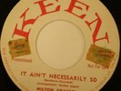 MILTON GRAYSON it aint necessarily so 45 KEEN --northern soul popcorn-- LISTEN