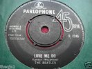 Beatles Love Me Do..1063 2nd Black Parlophone  Label Pressing.. Great copy