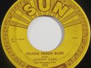 SUN Rockabilly Bopper 45 - JOHNNY CASH - Folsom Prison Blues - NICE VG COPY