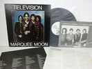 TELEVISION Marquee Moon LP JAPAN P-10308E - PROMO WHITE LABEL + PROMO SHEET PUNK
