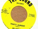 ED CROOK | THAT'S ALRIGHT bw YOU'LL SEE | TRI-SOUND 45 | NORTHERN SOUL