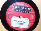 Bells Of St. Mary LEE ANDREWS & THE HEARTS The Fairest RAINBOW NMint* 78 rpm R&B