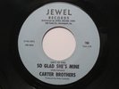 CARTER BROTHERS So Glad She’s Mine Jewel Northern Soul R&B VG++ 45 HEAR