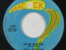 Northern Soul 45 BUD HARPER Let Me Love You/Mr. Soul on Peacock VG++