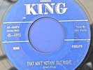 MAC CURTIS 45 Ain't Nothin' But Right KING 4995 ORIGINAL 1956 Rockabilly VG
