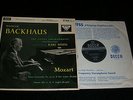 WILHELM BACKHAUS MOZART KARL BOHM DECCA STEREO SXL 2214 UK WBG 1ED STEREOPHONIC