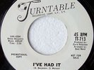 GEORGE SMITH-(I`ve Had it)-RARE- Original Turntable Demo