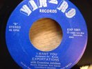 EXPORTATIONS Find Another Day/I Want You 45  Vir-Ro modern northern soul