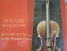 MILSTEIN / LEON POMMERS - MOZART SONATAS- EX