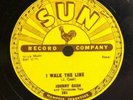 Johnny Cash I Walk The Line Get Rhythm Sun 78 RPM 241 Country RARE