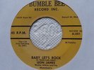 1950'S LEON JAMES BABY LET'S ROCK/RIDE THAT TRAIN 45 ROCKABILLY RARE BB HEAR