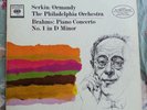 RUDOLF SERKIN/EUGENE ORMANDY BRAHMS PIANO CONCERTO MASTERWORKS LP AUTOGRAPHED