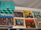 Estate Find 50 Beatles 45's in Platter-Pak:Penny Lane,She Loves You,Can't Buy Me