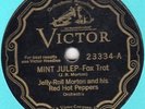Victor 23334 Jelly Roll Morton Hot Peppers MINT JULEP  
