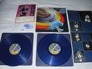 ELO 'OUT OF THE BLUE' 1977 UK BLUE VINYL 2xLP G/FOLD INNERS/POSTER/MERCH/PRINT