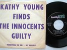 KATHY YOUNG finds THE INNOCENTS Guilty promo-only radio sampler 7