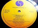 TALKING HEADS: 77 UK SIRE w/LYRIC INNER ONE PLAY/MINT AUDIO