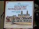 ARCHIV STEREO GERMANY BACH Six Suites Solo Cello FOURNIER 3 LP BOXSET + Libretto