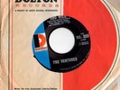 Surf Garage 45 VENTURES Fuzzy & Wild/Green Hornet Theme Fuzz Guitar HEAR Dolton