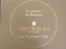 VEGH QUARTET / BEETHOVEN   / LES DISCOPHILES FRANCAIS DF 40