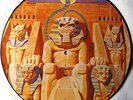 IRON MAIDEN - POWERSLAVE - RARE ORIGINAL UK PICTURE PIC DISC VINYL LP