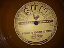 ELVIS PRESLEY MYSTERY TRAIN/I FORGOT SUN# 223YELLOW  VINYL 78 MINT MINUS