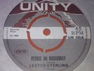 LESTER STERLING/THE CLIQUE-REGGIE ON BROADWAY/LOVE CAN BE WONDERFUL-7'UNITY-OG