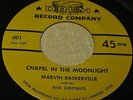 MARVIN BASKERVILLE  FIVE CHESTNUTS Chapel In The Moonlight DRUM Doo Wop 45 RARE