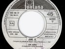 Jane Birkin & Serge Gainsbourg Italy 7” promo 45 singl